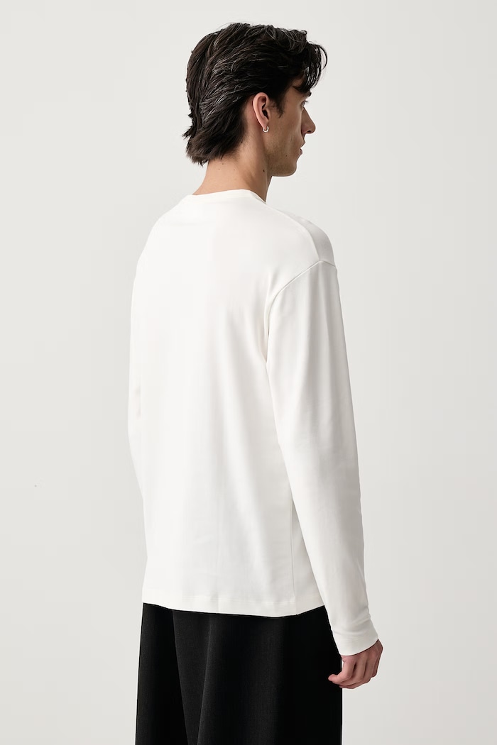 Odzież Marc O'Polo Longsleeve męski bawełniany 5000017100 beżowy