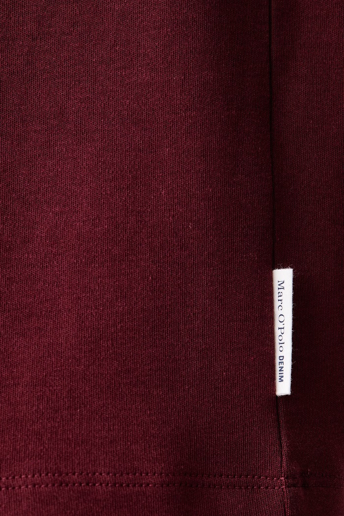 Longsleeve męski bawełniany Marc O'Polo bordowy 5000017100