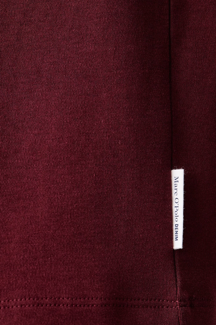 Longsleeve męski bawełniany Marc O'Polo bordowy 5000017100