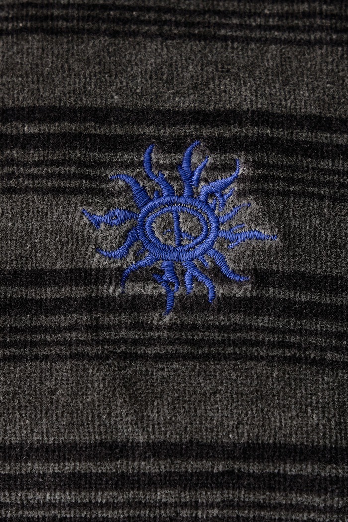 Longsleeve męski z bawełną DISORDER POLO Rip Curl szary 010MPO