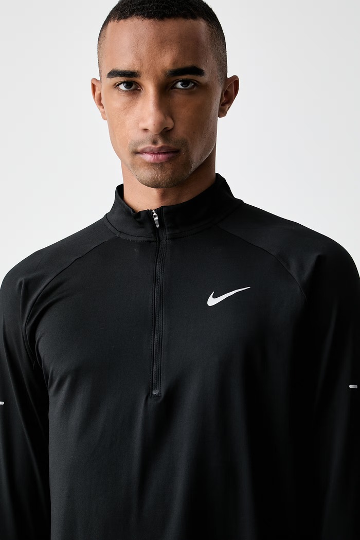 Nike longsleeve do biegania męski Stride czarny HV2180.010
