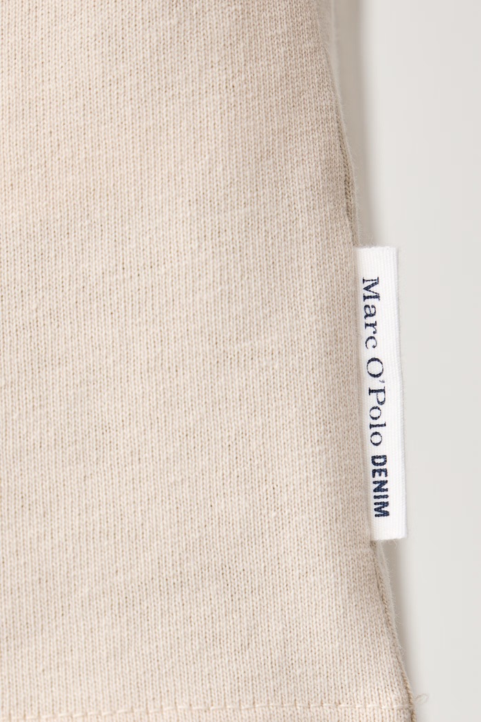 Longsleeve męski bawełniany Marc O'Polo beżowy 5000012354