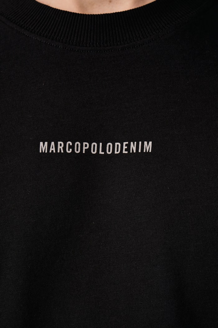 Longsleeve męski bawełniany Marc O'Polo czarny 5000012354