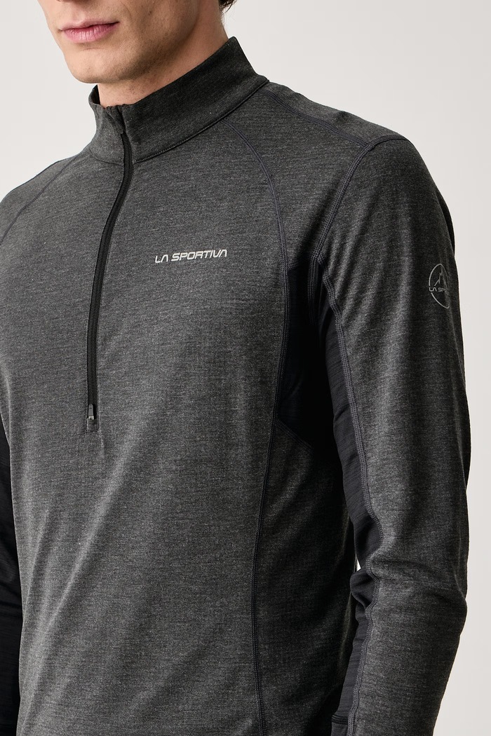 Longsleeve sportowy męski La Sportiva ZARL006 szary