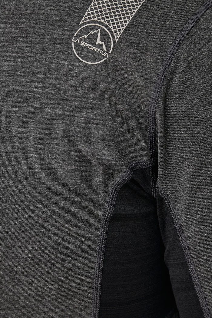 Longsleeve sportowy męski La Sportiva szary ZARL006