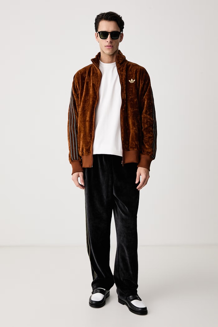 adidas Originals Longsleeve męski bawełniany Cafe Loose LL1038 biały AW26