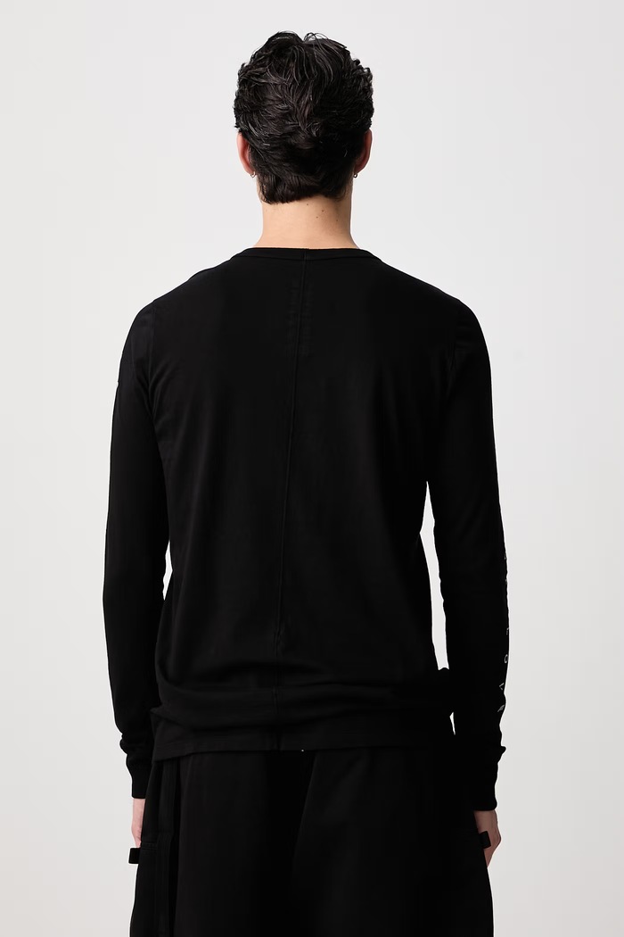 Oblečení Rick Owens DRKSHDW Level tričko s dlouhým rukávem pánské bavlněné DU02F6265.RNEP8 černá