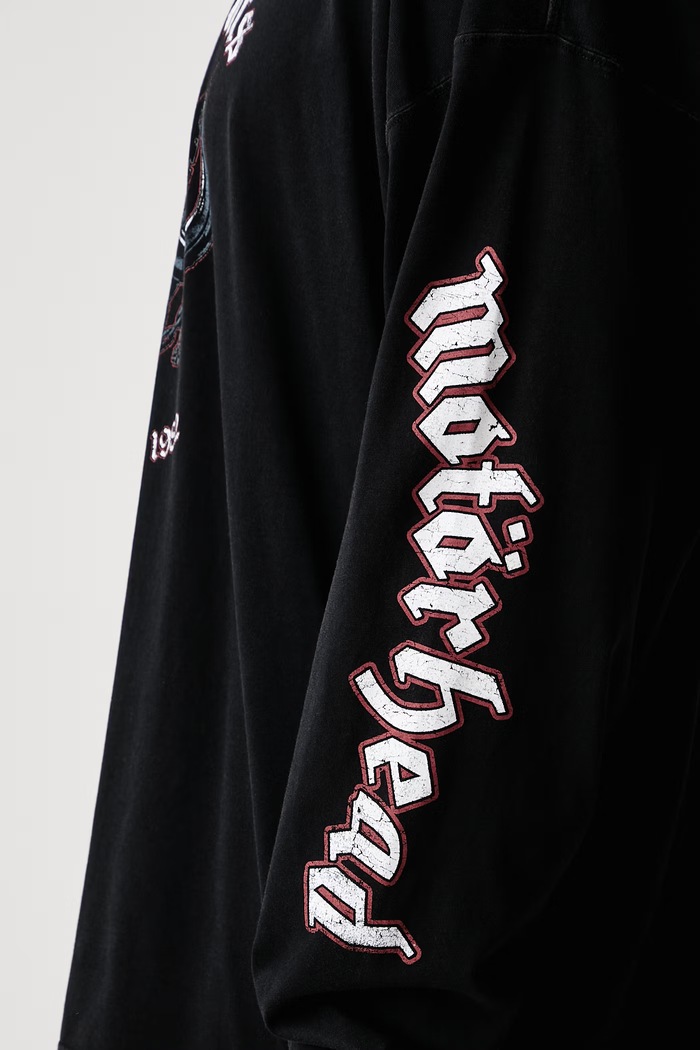 Vetements Vetements x Motorhead longsleeve męski bawełniany MH27LS243B