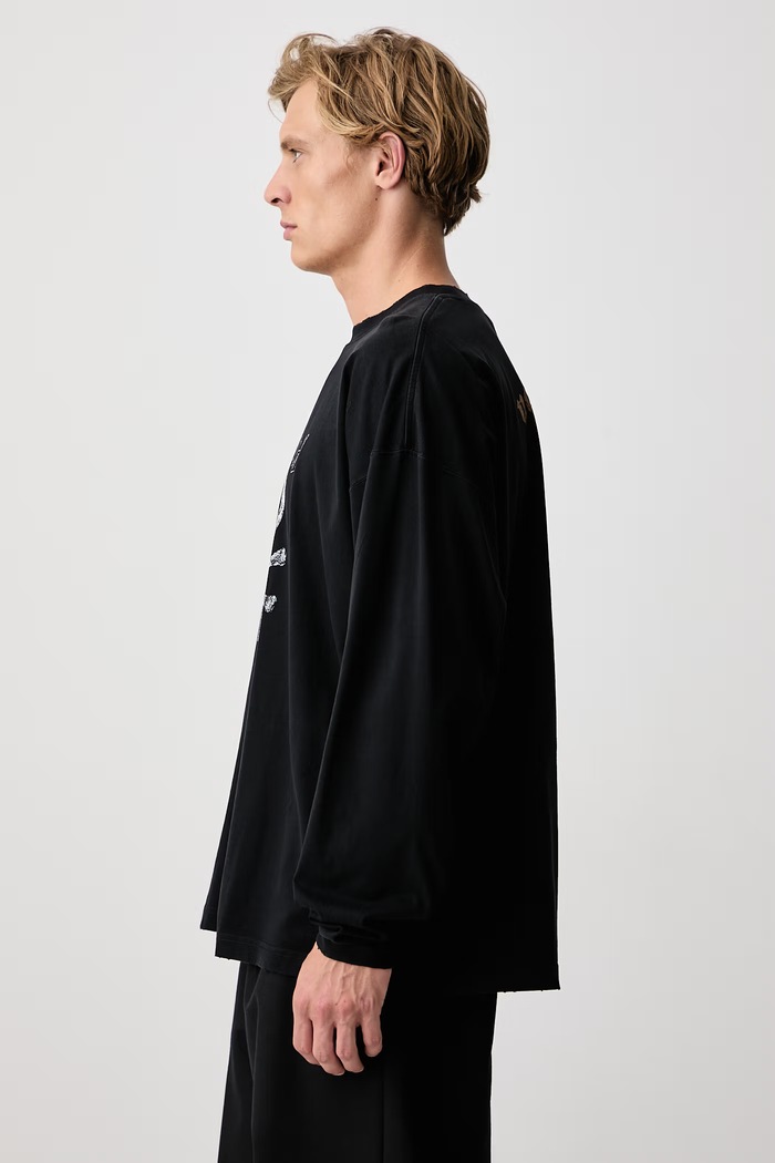 Vetements x Motorhead longsleeve męski bawełniany Vetements MH27LS244B czarny
