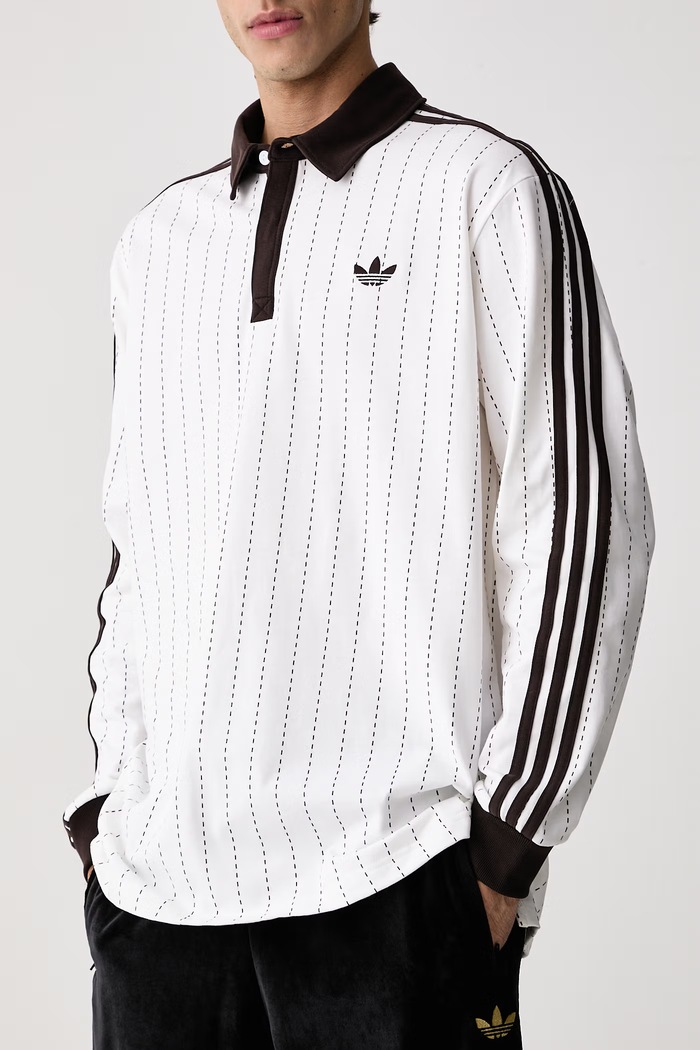 Longsleeve męski bawełniany adidas Originals KR9738 biały