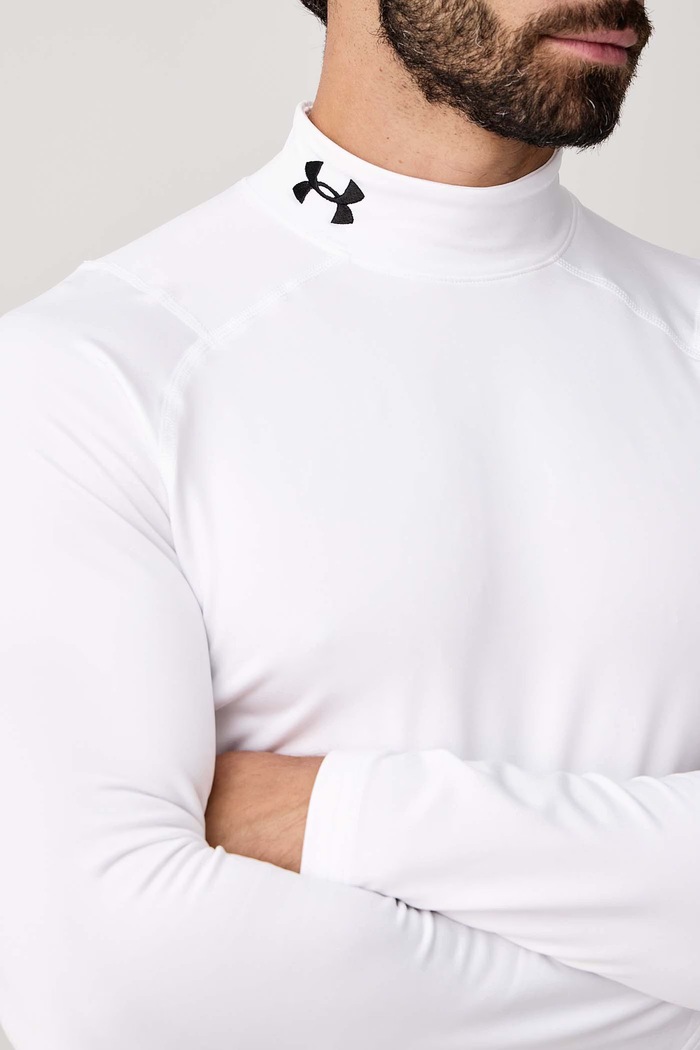 Longsleeve sportowy męski CG Armour Under Armour UAR.1366066001 biały
