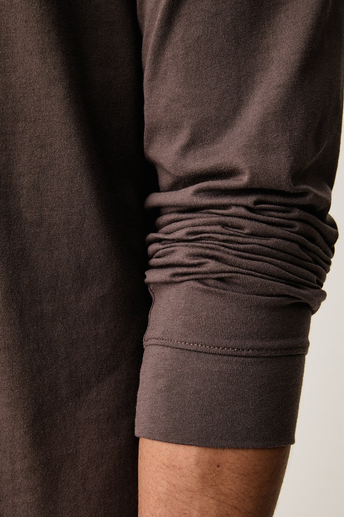 Longsleeve treningowy męski z bawełną SPORTSTYLE LEFT CHEST Under Armour brązowy 1329585.200