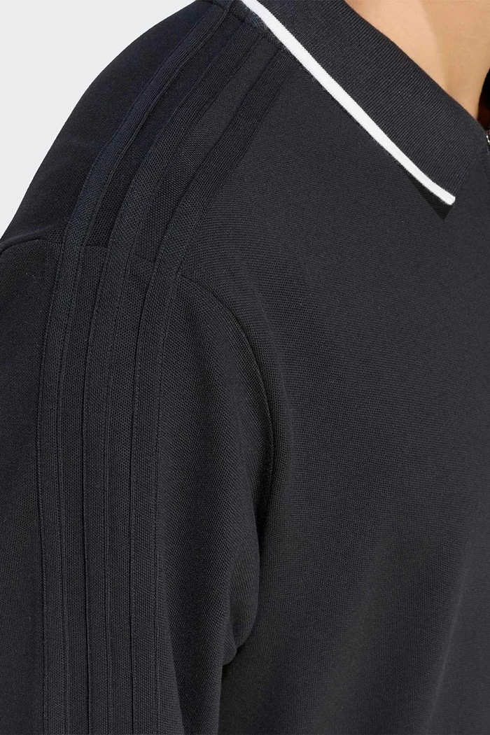 Polo męskie z bawełną adidas Originals czarny KE4133