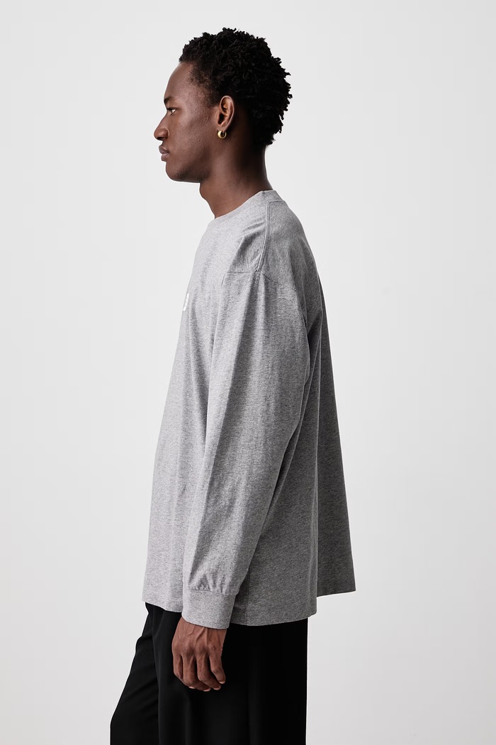 Longsleeve męski bawełniany MM6 Maison Margiela SH0NH0028.M20170 szary
