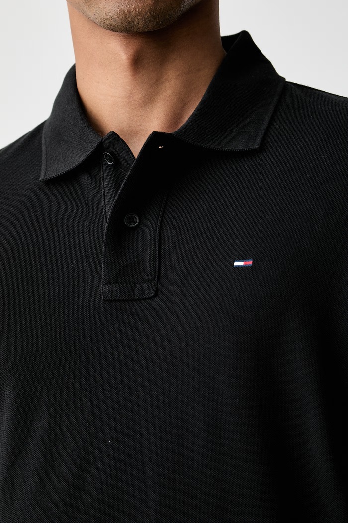 Tommy Jeans μακρυμάνικο ανδρικό βαμβακερό DM0DM23630 μαύρο