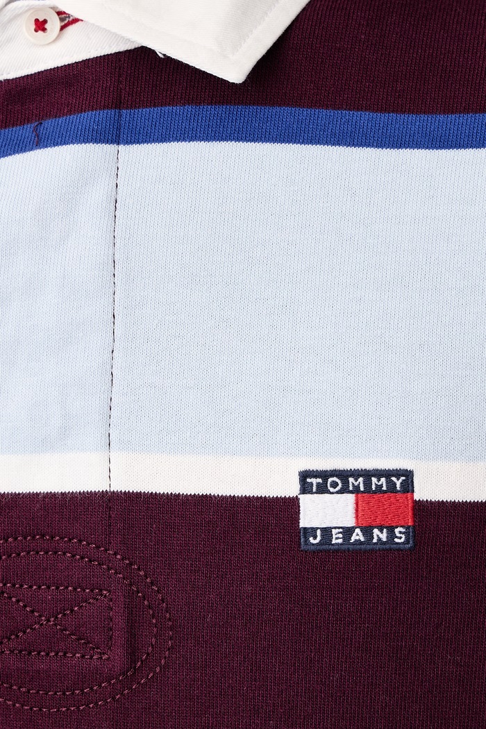 Μακρυμάνικο ανδρικό βαμβακερό Tommy Jeans μπορντό DM0DM23531
