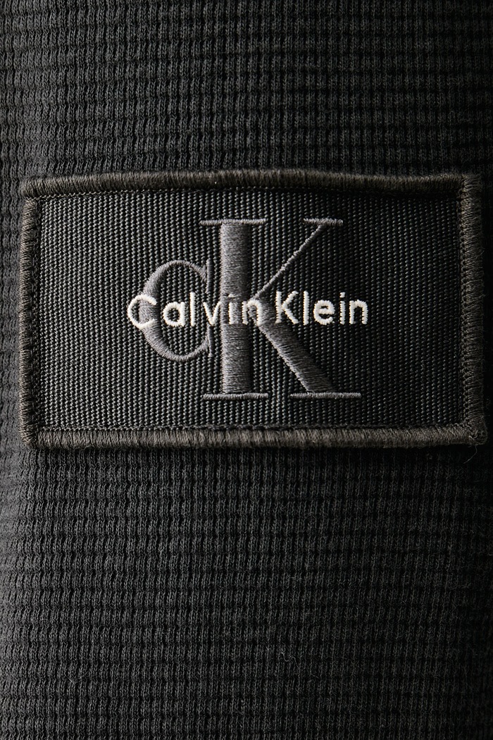 Μακρυμάνικο ανδρικό βαμβακερό Calvin Klein Jeans μαύρο LV04RJ209G