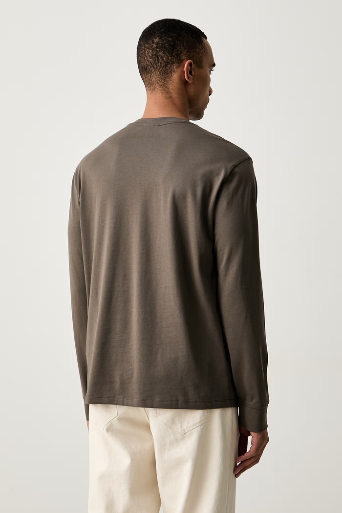 Odzież Armani Exchange longsleeve męski bawełniany XM003076.AF10361 beżowy