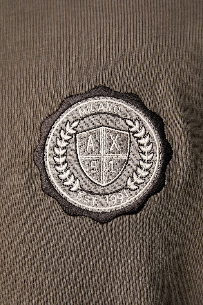 Armani Exchange longsleeve męski bawełniany XM003076.AF10361 beżowy