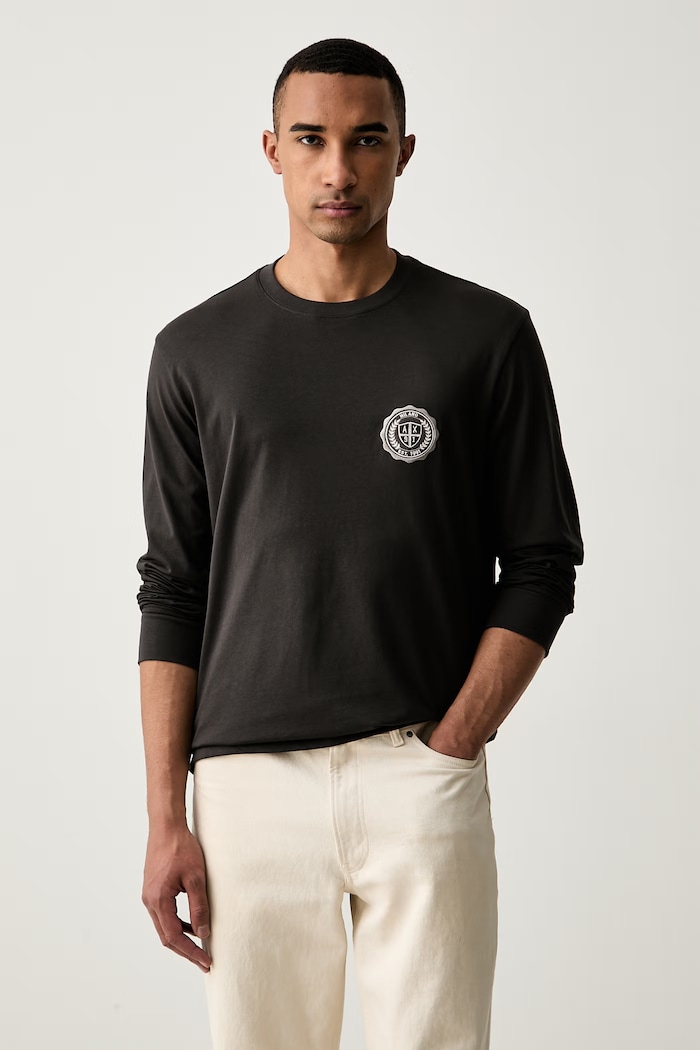 Armani Exchange longsleeve męski bawełniany szary XM003076.AF10361