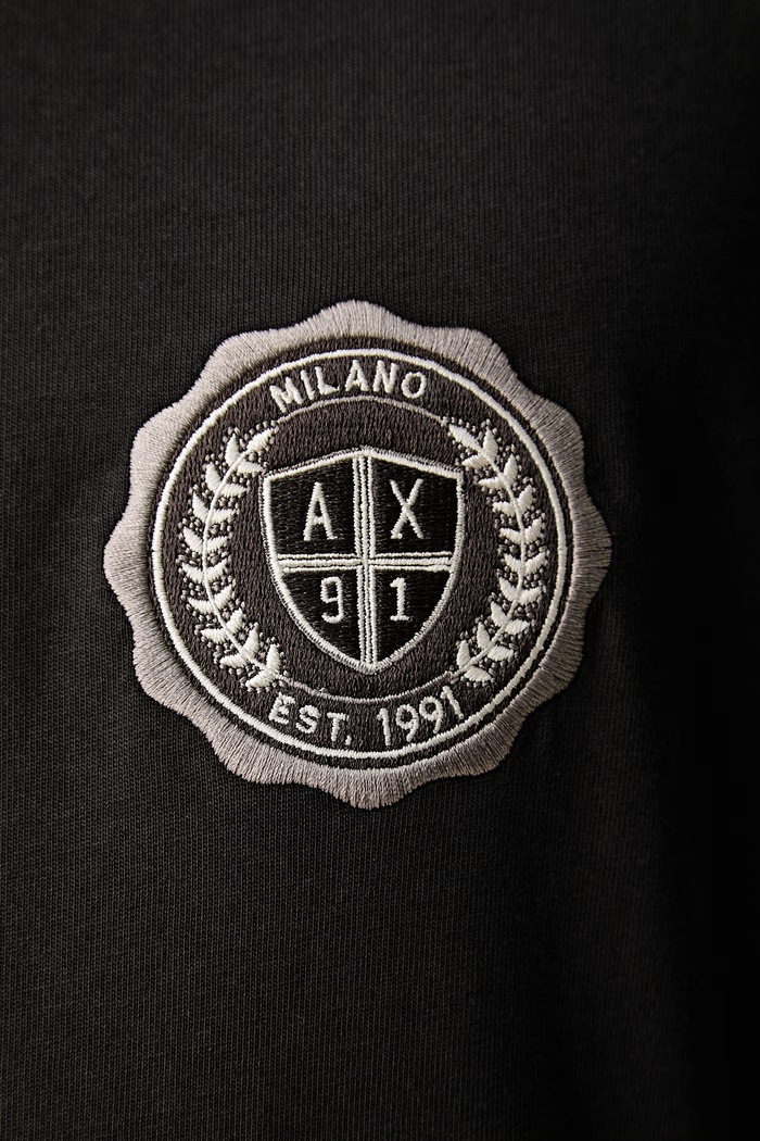 Armani Exchange longsleeve męski bawełniany XM003076.AF10361 szary