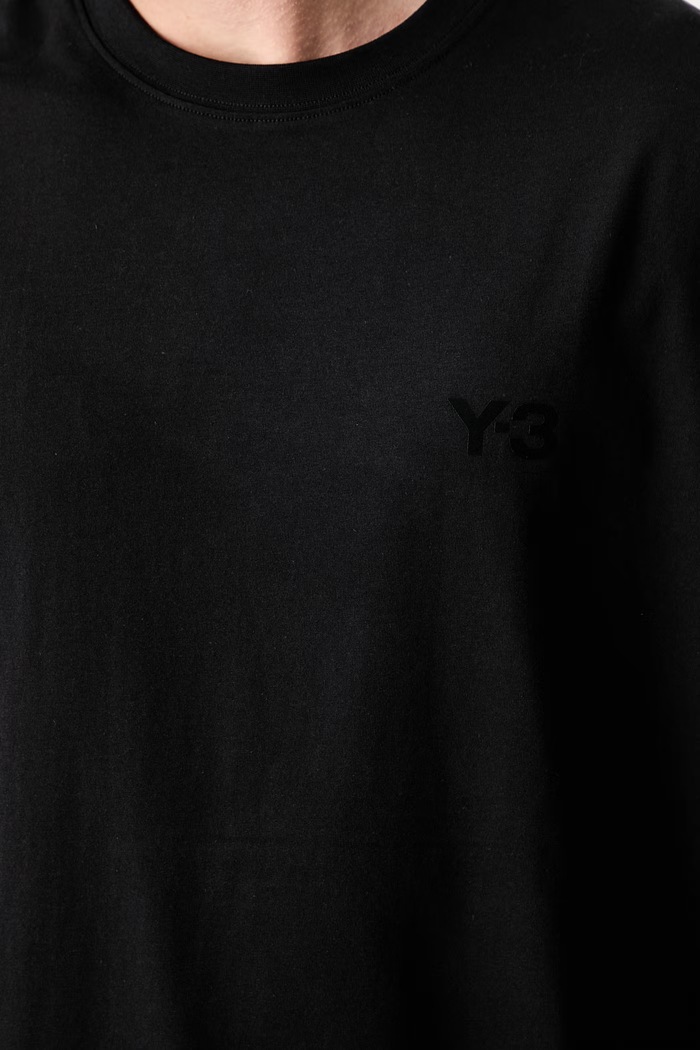 Y-3 U LS TEE longsleeve męski bawełniany KQ9778.M czarny