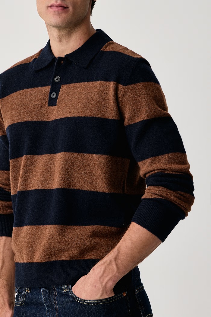 Sveter pánsky s prímesou vlny United Colors of Benetton 1OK9K301Z tmavomodrá