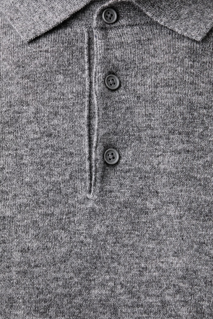 Sweter męski wełniany United Colors of Benetton 1002U301Y szary