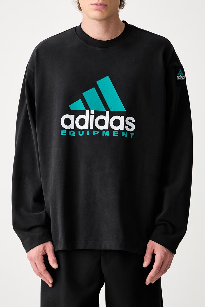 adidas Originals Equipment Essentials longsleeve męski bawełniany KR3969 czarny