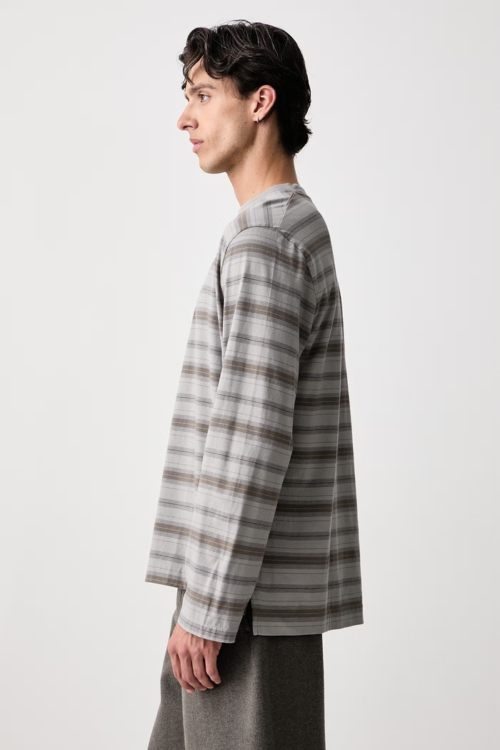Longsleeve męski bawełniany Our Legacy M4266BSS beżowy