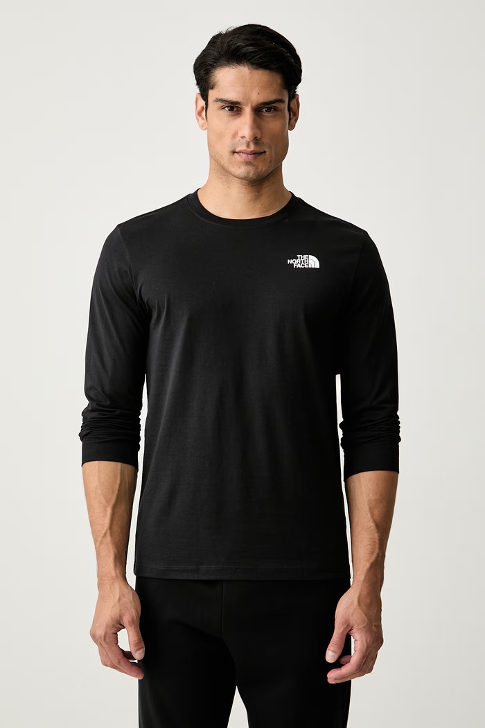 Oblečenie The North Face tričko s dlhým rukávom pánske s bavlnou EVOLUTION NF0A8B68JK31 čierna