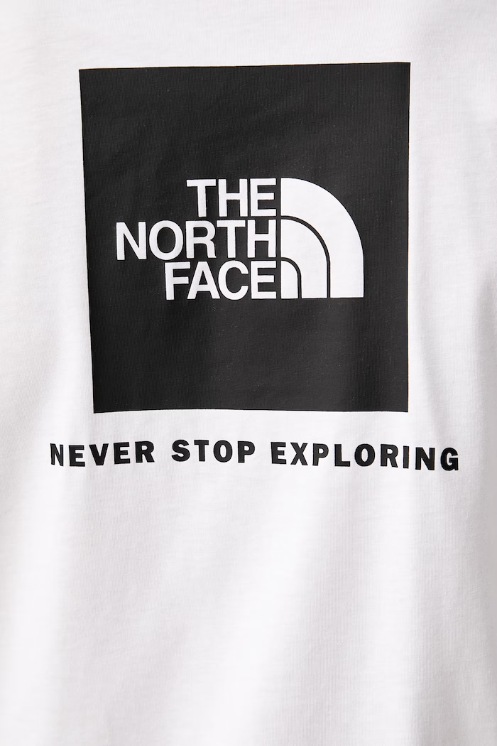 The North Face longsleeve z bawełną EVOLUTION NF0A8B68FN41 biały