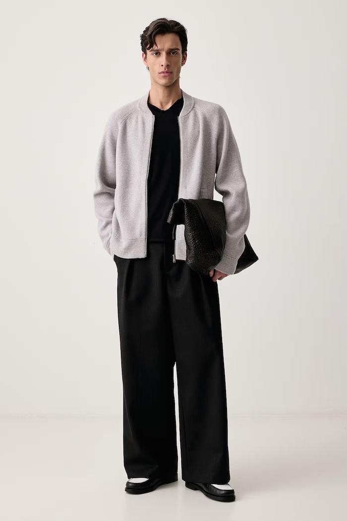 Zadig&Voltaire Μακρυμάνικο ανδρικό βαμβακερό MONASTIR JMTN01678 μαύρο AW26