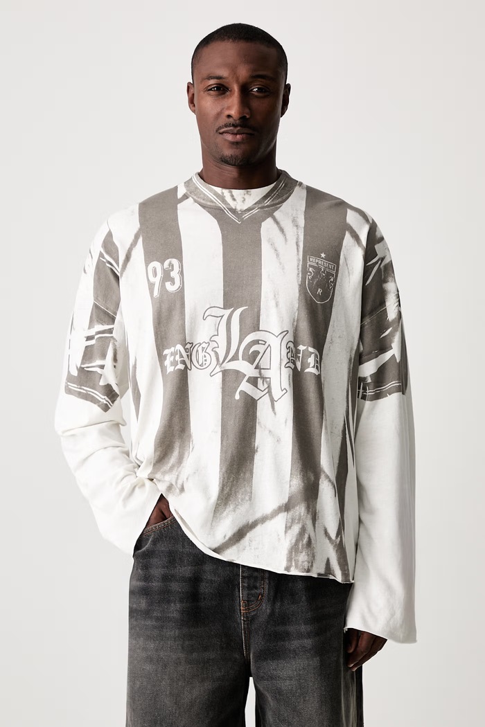 Represent longsleeve męski z bawełną beżowy MLM101219