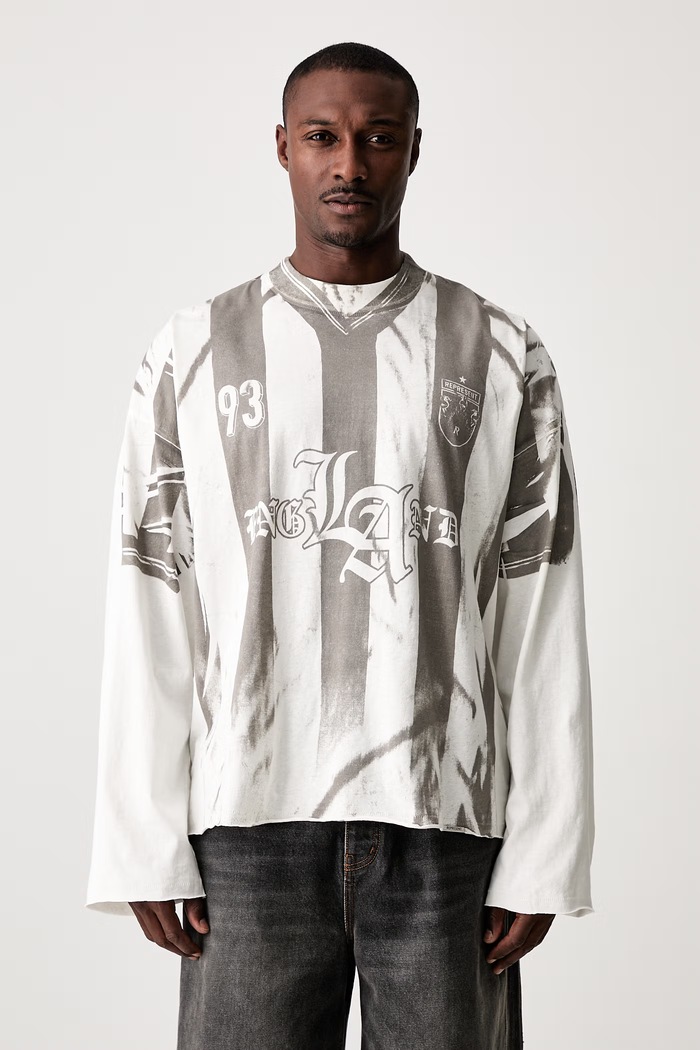Represent longsleeve męski z bawełną MLM101219 beżowy