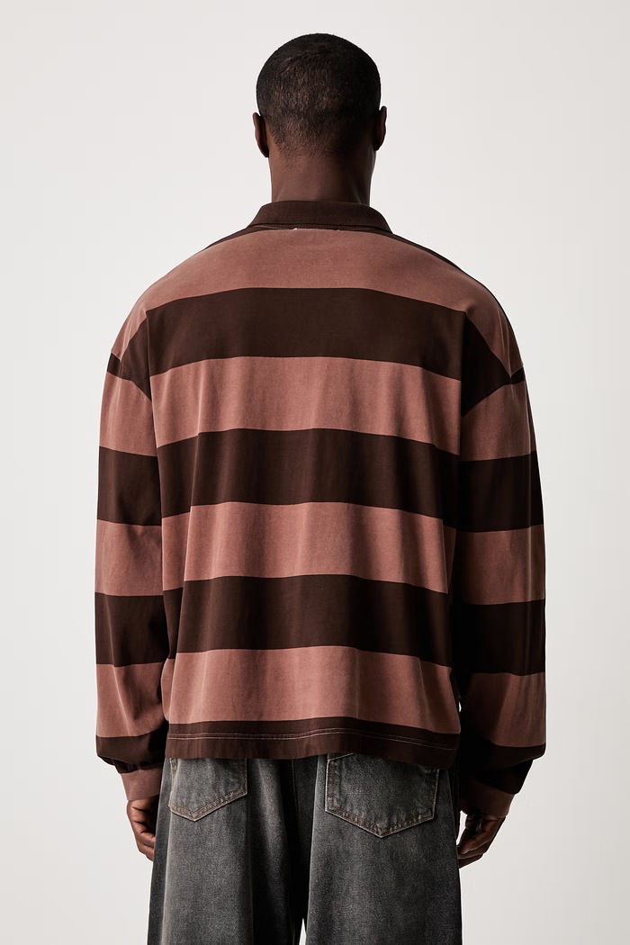 Odzież Represent longsleeve męski bawełniany OCM100089 brązowy
