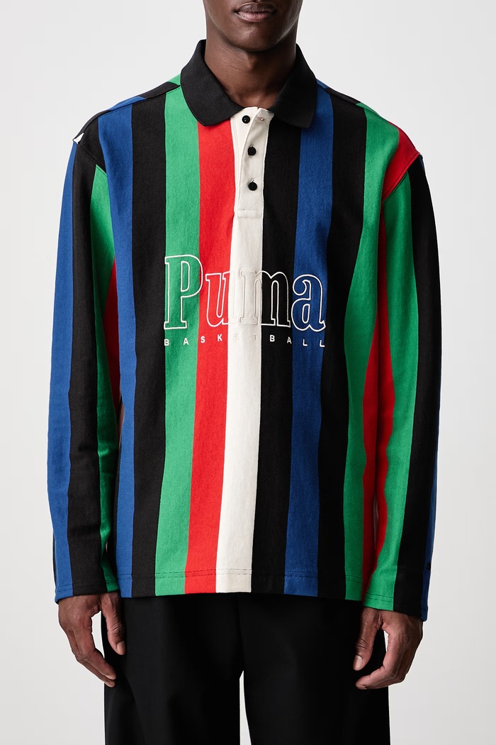 Longsleeve męski bawełniany MEMORY LANE Rugby Puma multicolor 637538