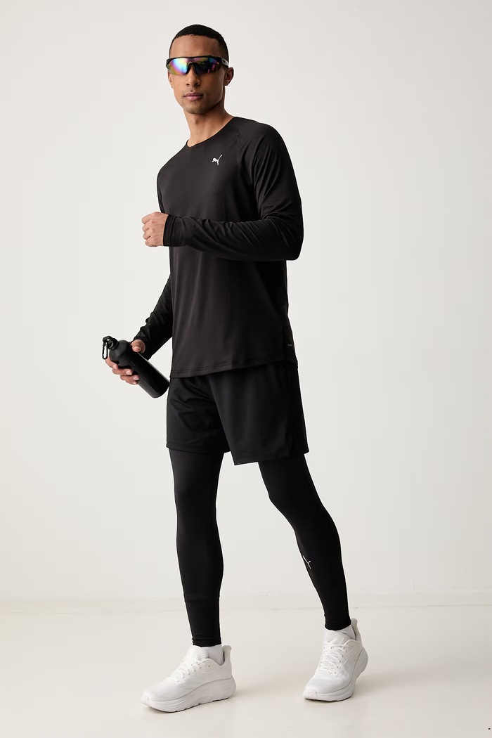 Puma longsleeve do biegania męski Cloudspun 526628 czarny AW26
