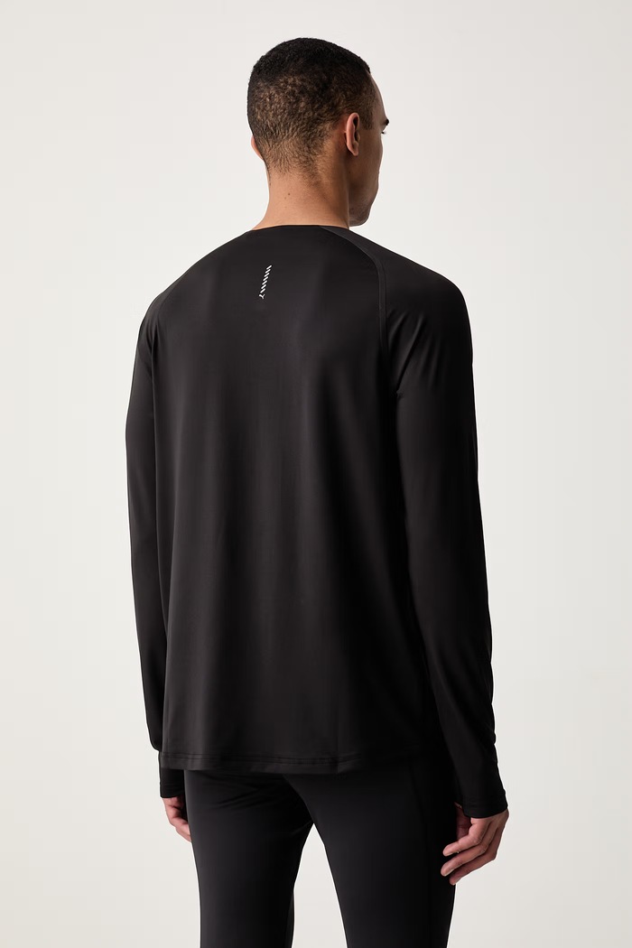 Odzież Puma longsleeve do biegania męski Cloudspun 526628 czarny