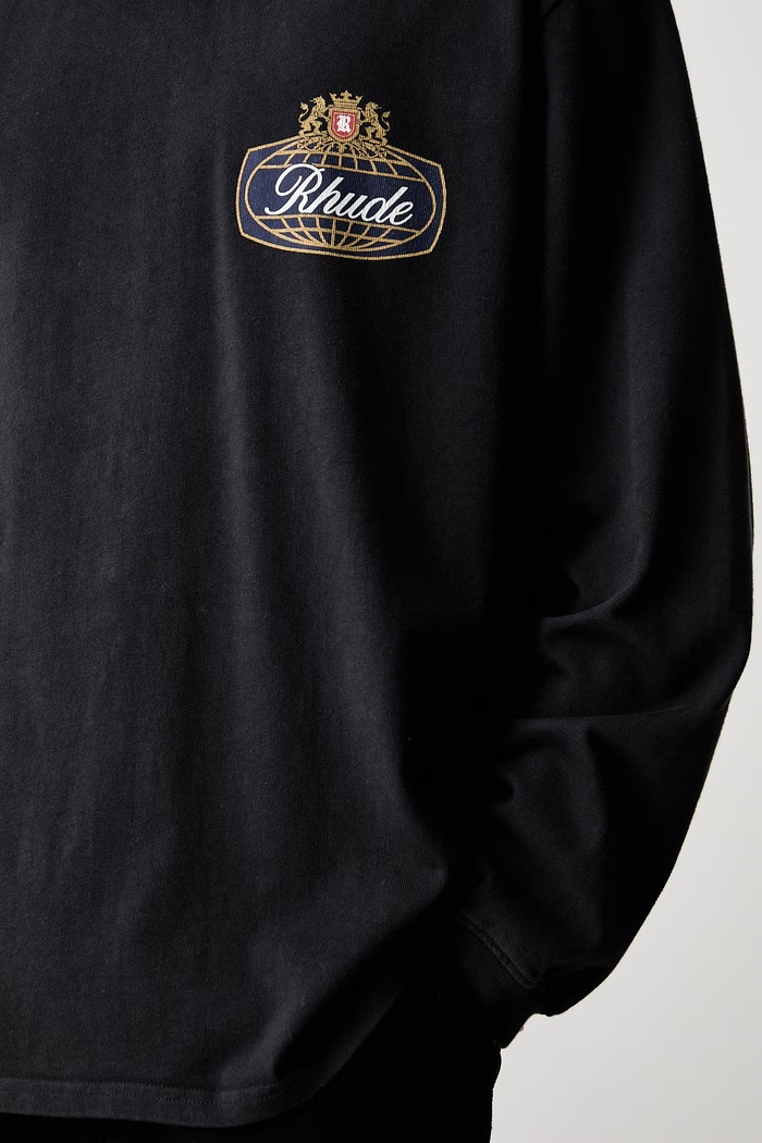 RHUDE longsleeve męski bawełniany RHPF26TT16012