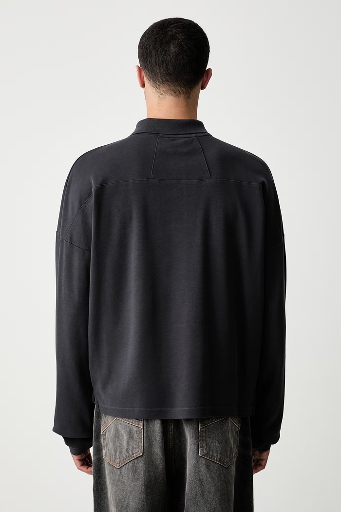 Clothing RHUDE longsleeve Men's cotton RHPF26PO02214 black