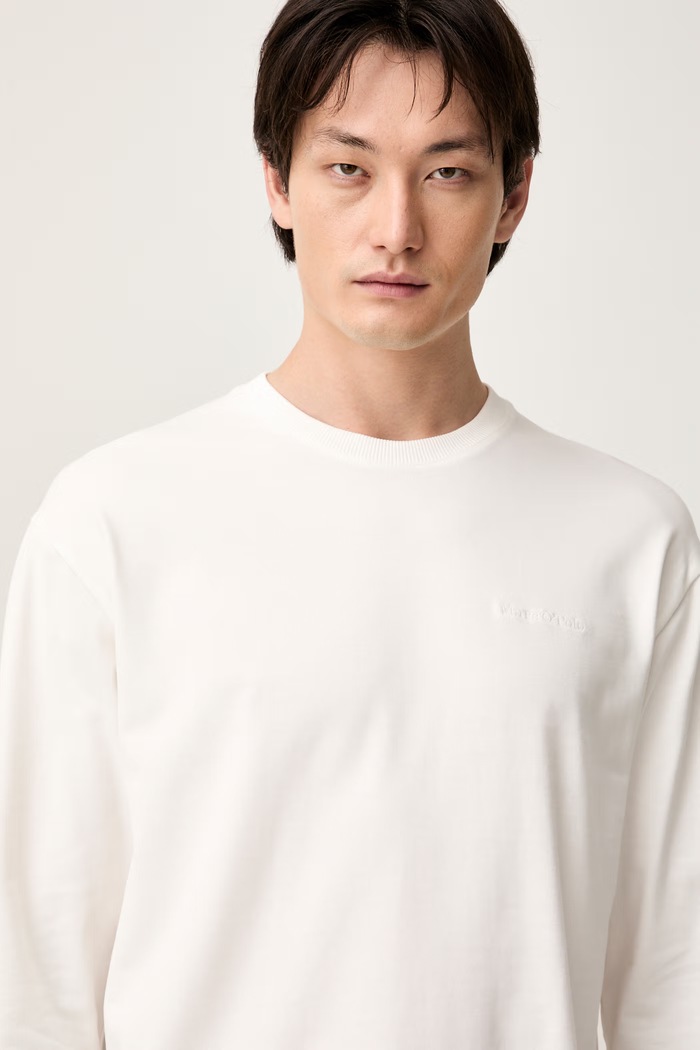 Marc O'Polo longsleeve męski bawełniany beżowy 5000011746