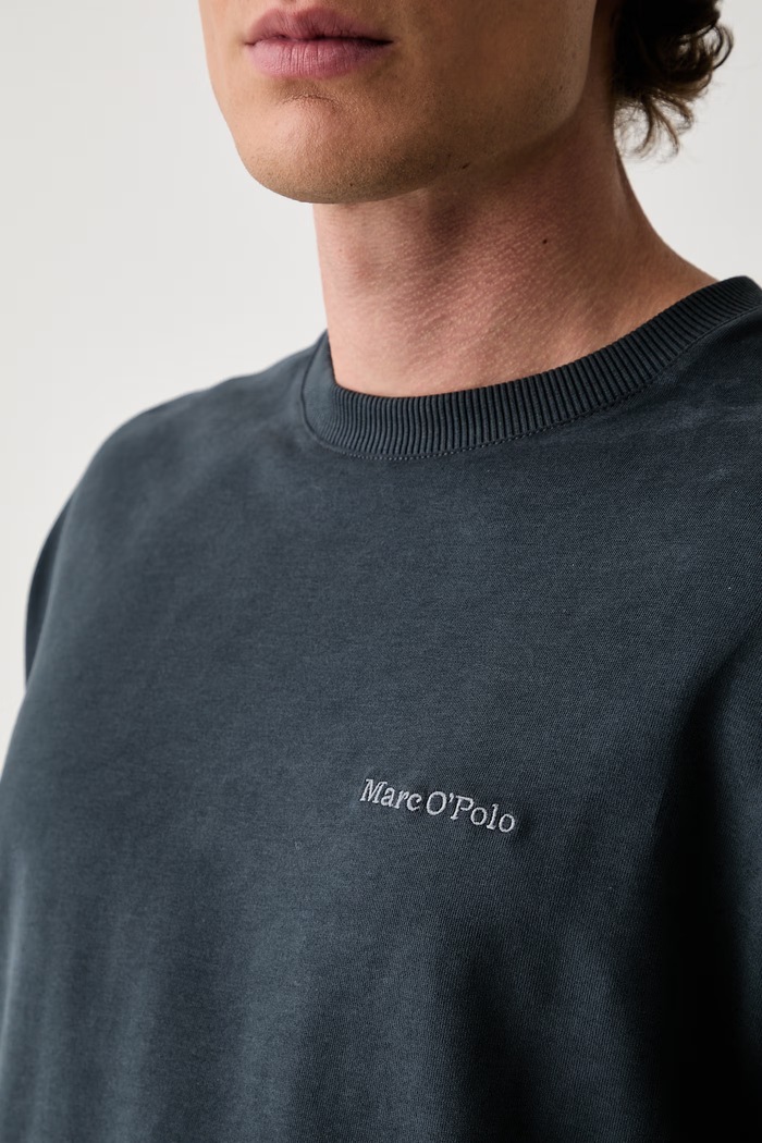 Marc O'Polo longsleeve męski bawełniany 5000011746 granatowy