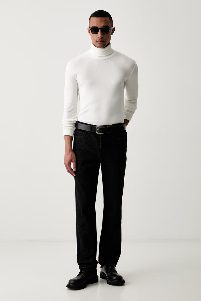 Marc O'Polo longsleeve męski bawełniany 5000011648 beżowy AW26