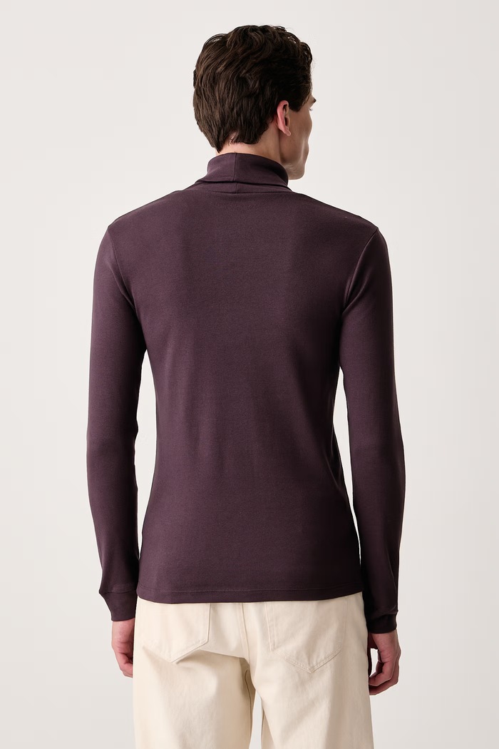 Odzież Marc O'Polo Longsleeve męski bawełniany 5000011648 fioletowy
