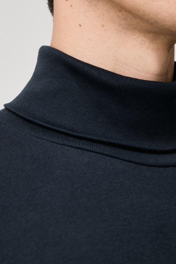 Longsleeve męski bawełniany Marc O'Polo granatowy 5000011648