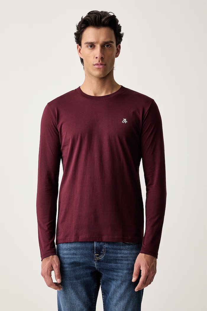 Marc O'Polo longsleeve męski bawełniany 2-pack 5000010330 czarny AW26