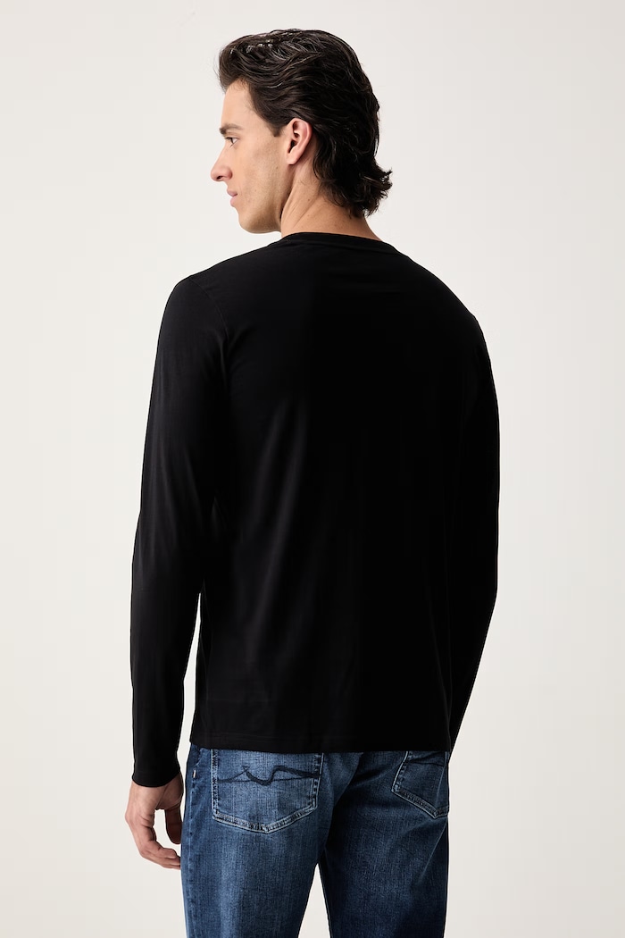 Marc O'Polo longsleeve męski bawełniany 2-pack czarny 5000010330