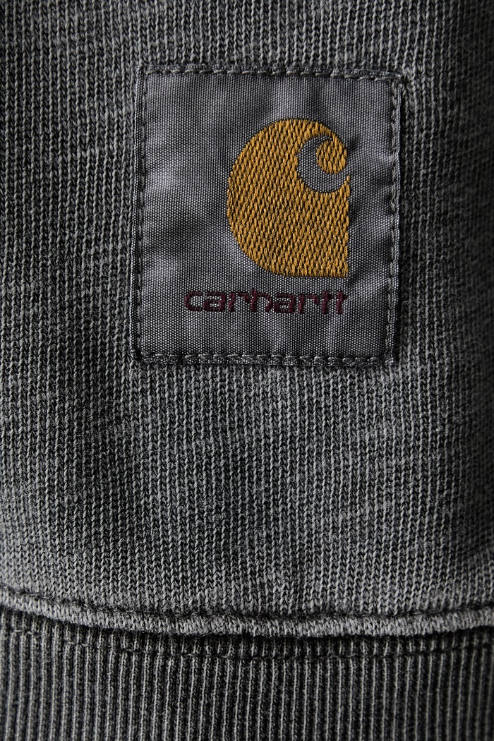Carhartt WIP Harper Polo μακρυμάνικο ανδρικό βαμβακερό I036893 γκρί
