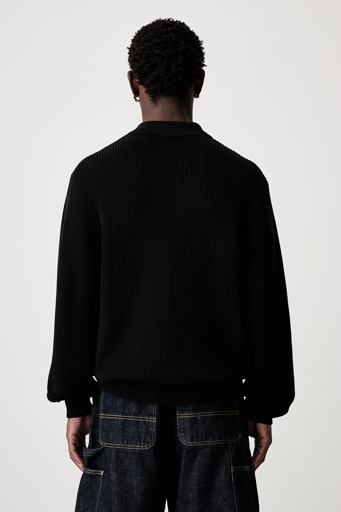 Odzież Carhartt WIP L/S Miles sweter bawełniany męski I036858 czarny